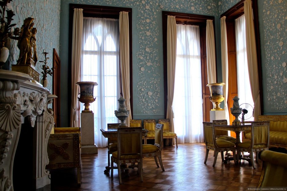 Ливадийский дворец голубая комната