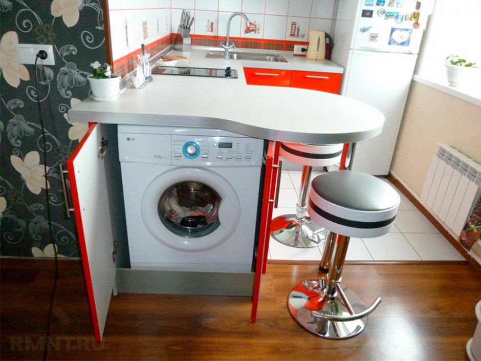 Кухни со стиральной машининкой