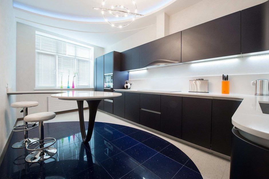 Кухни матовые бар