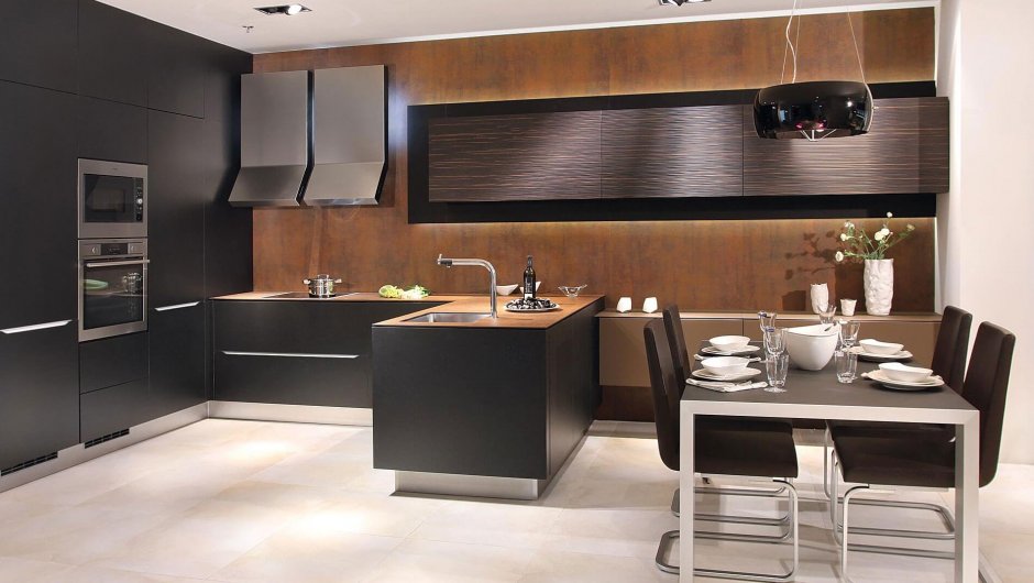 Фартук под серую кухню