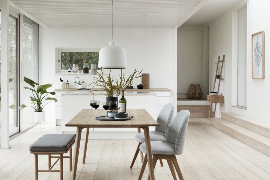 Мебель в скандинавском стиле столовая