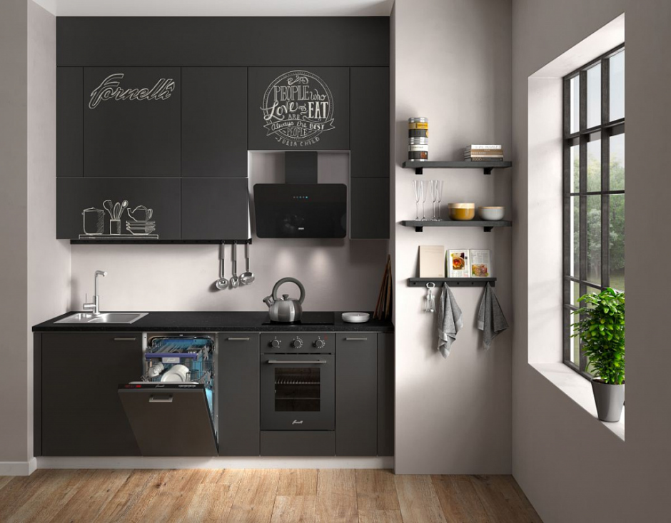 Liora 600 Black s вытяжка кухонная