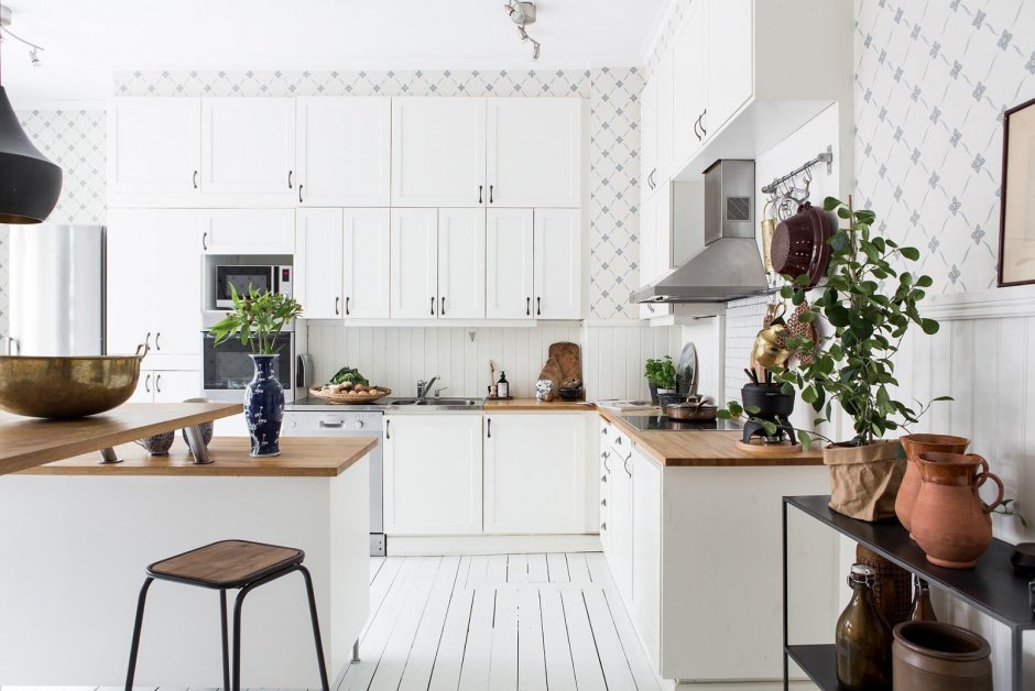 Кухня в скандинавском стиле для фотошопа