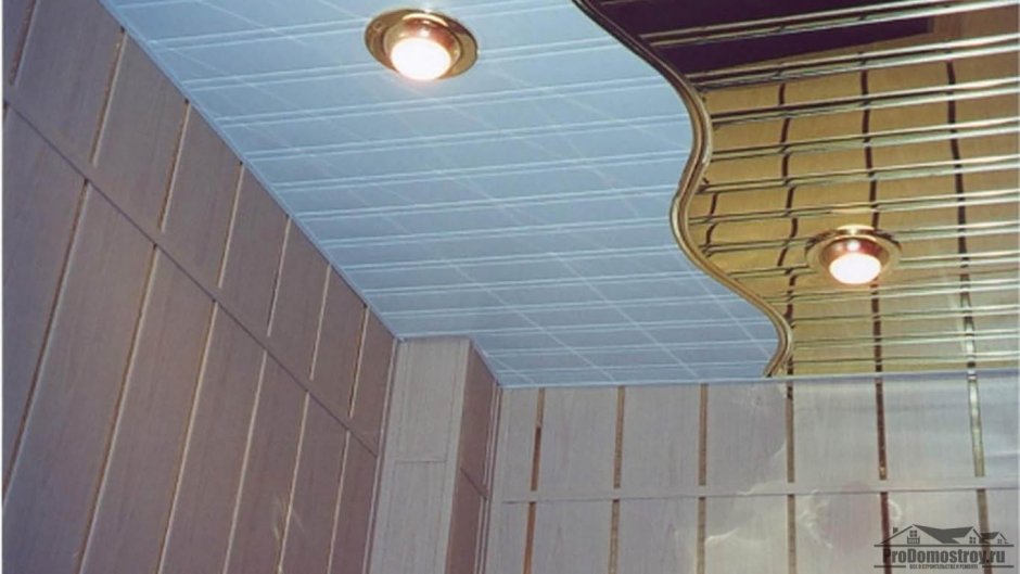 Потолок Cesal алюминиевый реечный