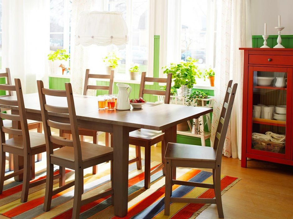 Кухонные столы и стулья в Икеи