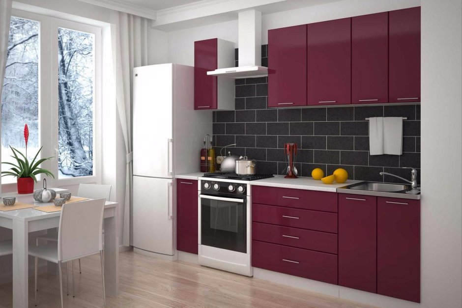 Кухня Ксения бордо