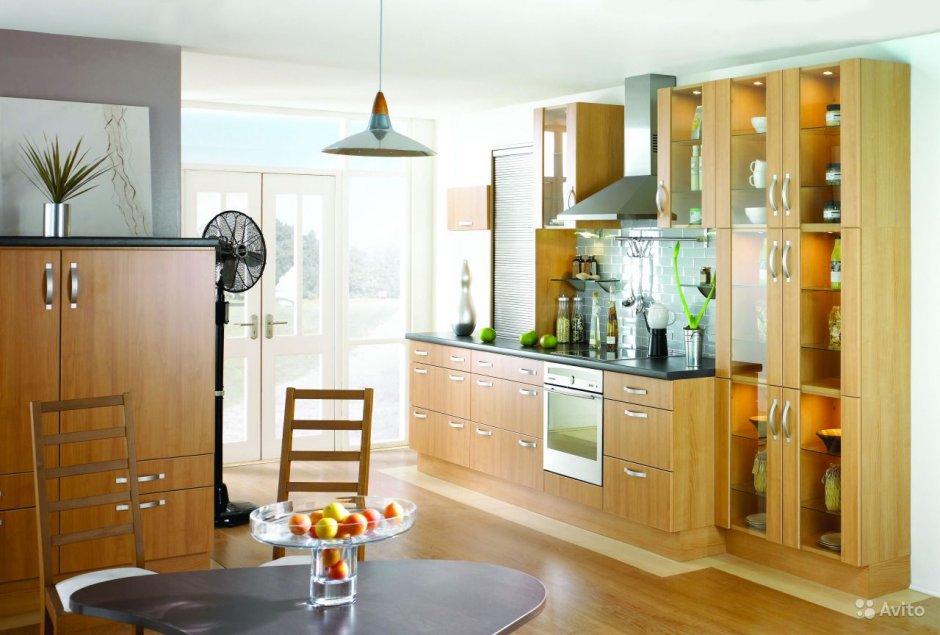 Кухня дуб сонома светлый