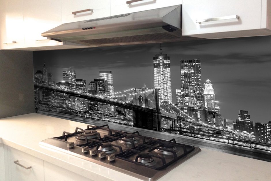 Кухонный фартук (стеновая панель) Манхэттен 1000