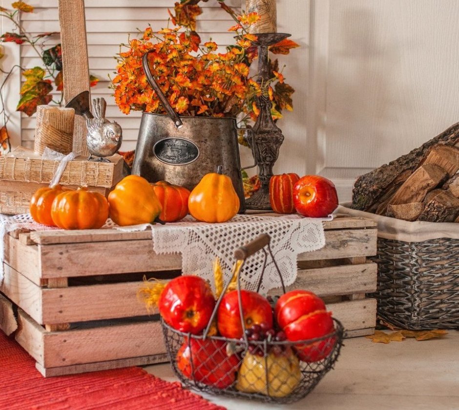 Осенний декор кухни (30 фото)