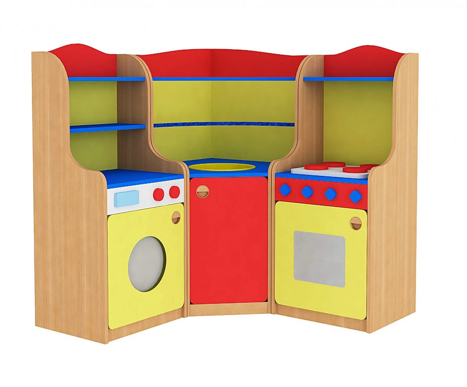 Кухня игровая для детского сада угловая