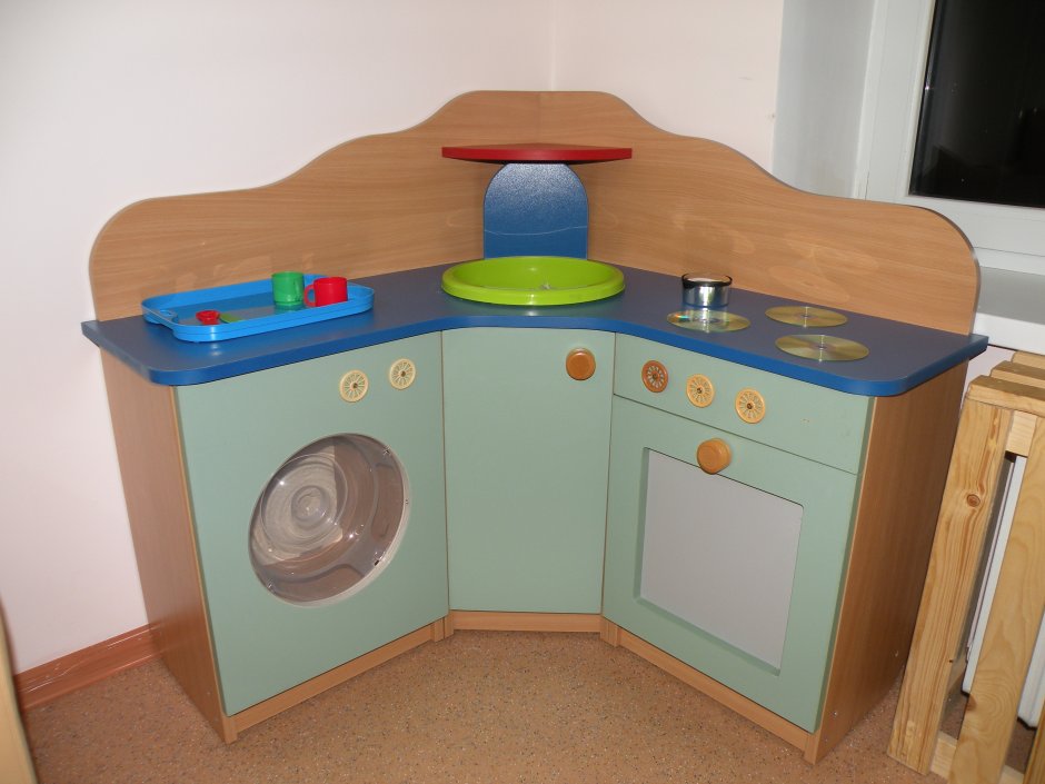 Игровые модули для детских садов кухня