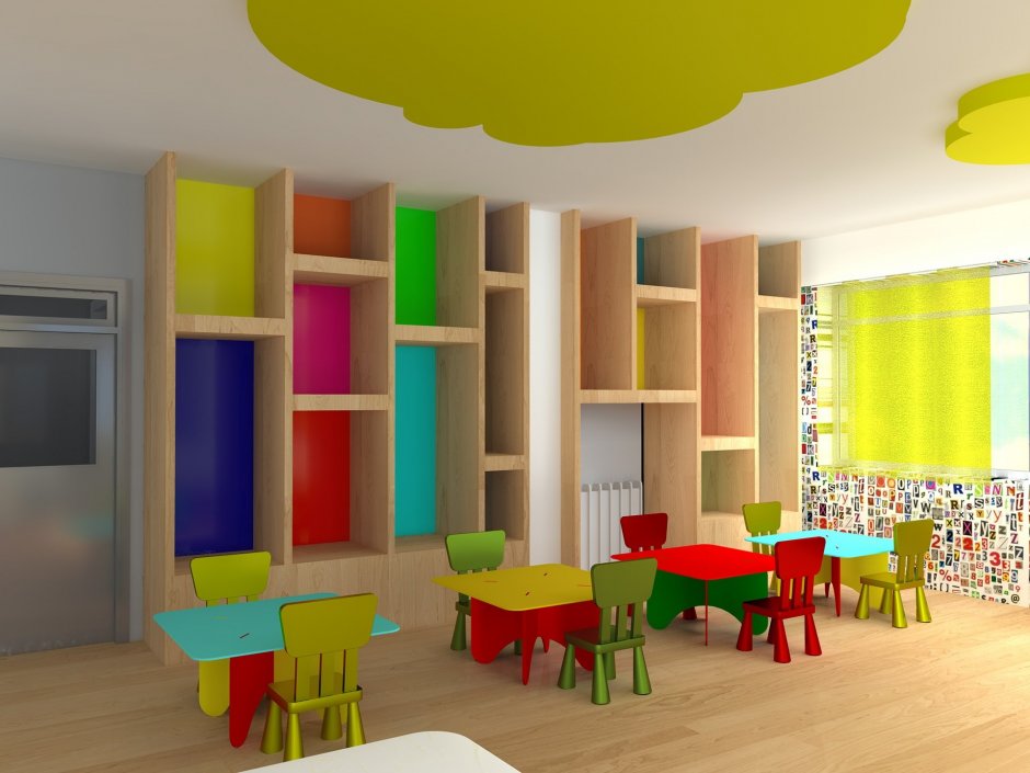 Дизайнерская мебель для детского сада