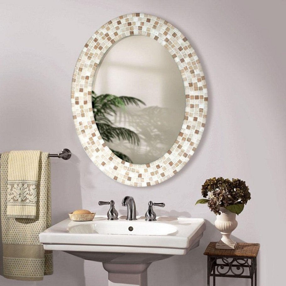 Оригинальные зеркала в ванную