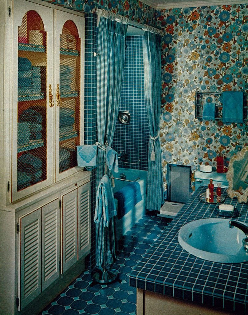 Ванная комната в винтажном стиле