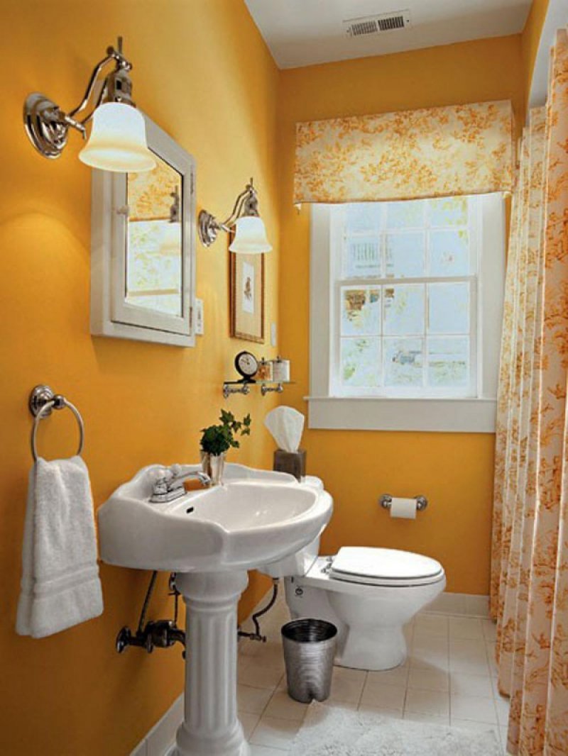 Цветовое решение для ванной комнаты под покраску