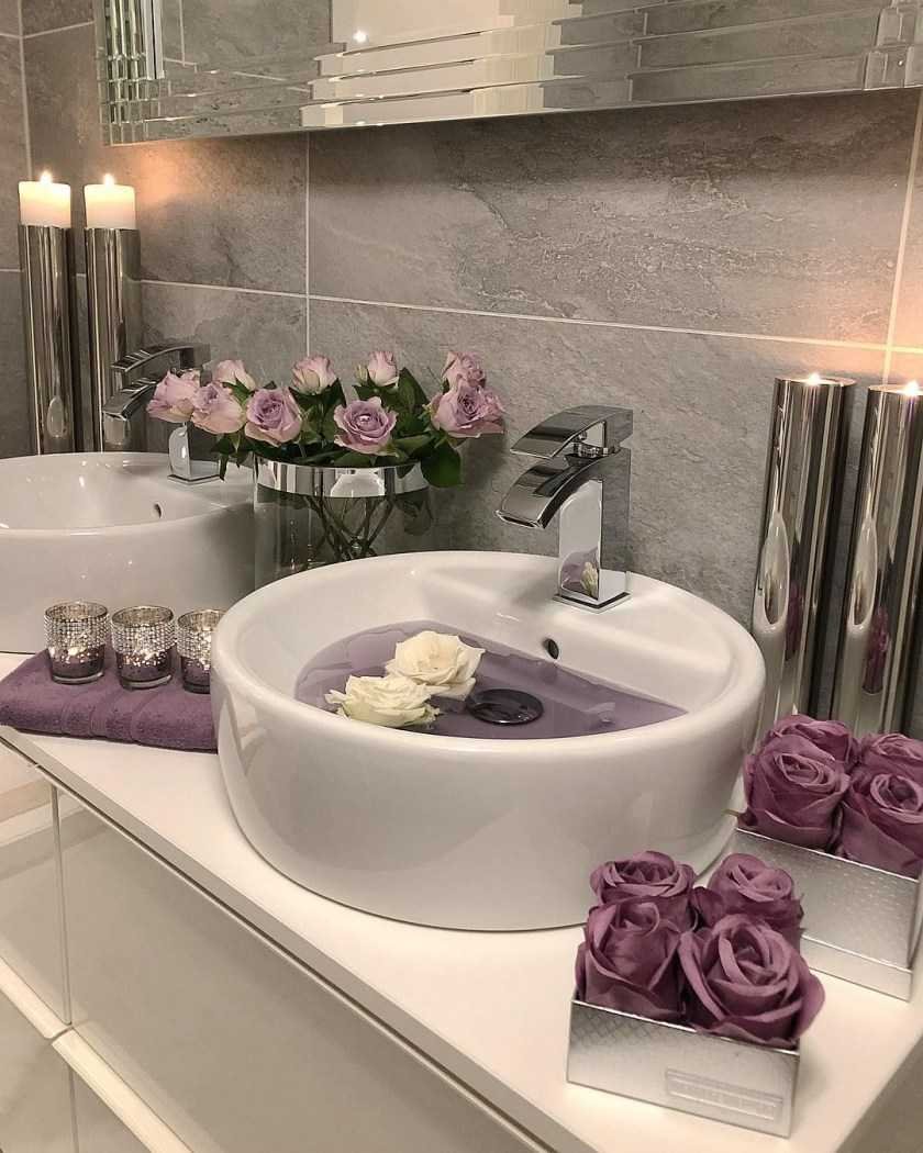 Красивый декор для ванной комнаты