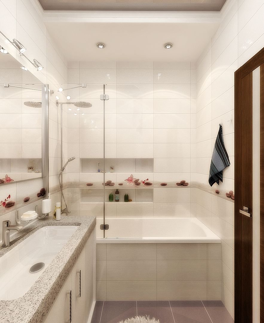 Проект ванной комнаты в панельном доме
