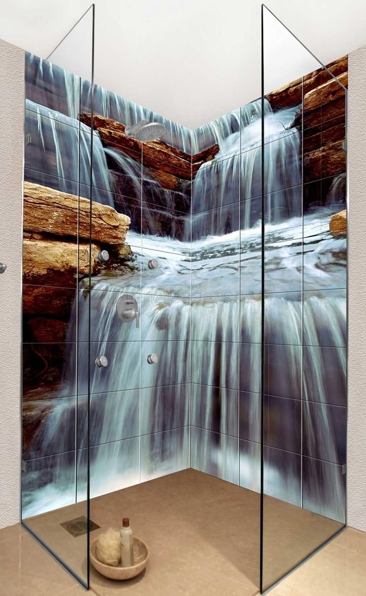 Фотоплитка водопад