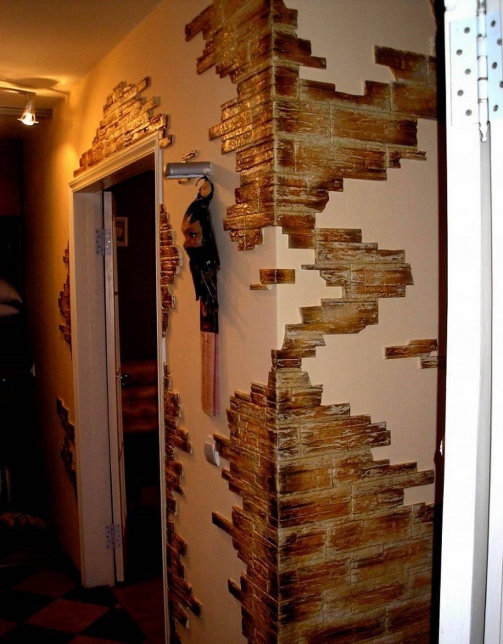 Декор для углов стен в квартире фото примеров