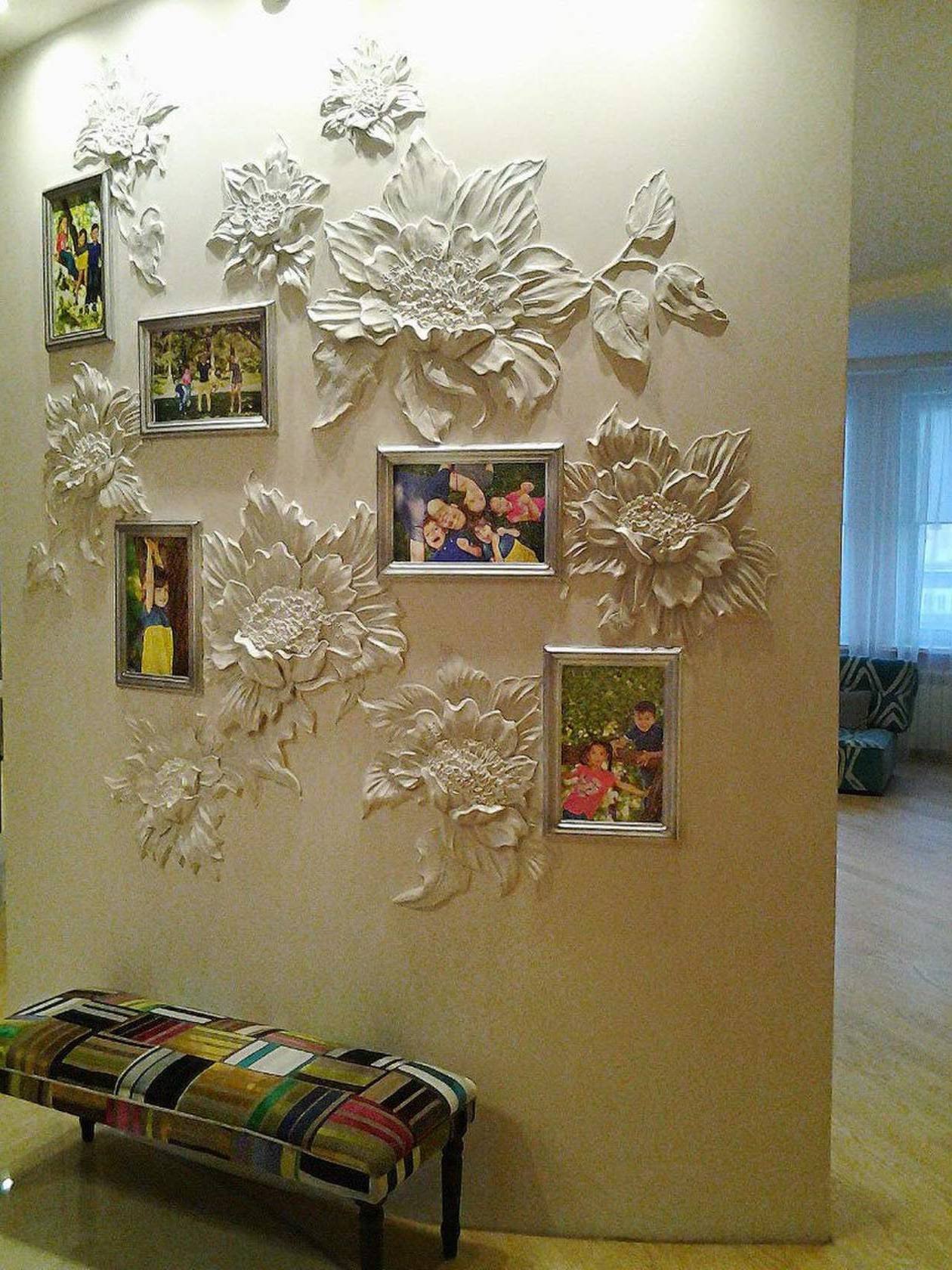 Лепка на стенах в квартире (65 фото)