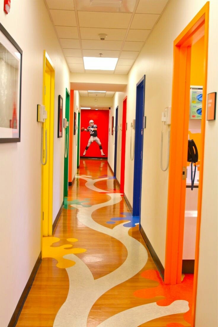 Оформление коридоров и холлов в детском саду