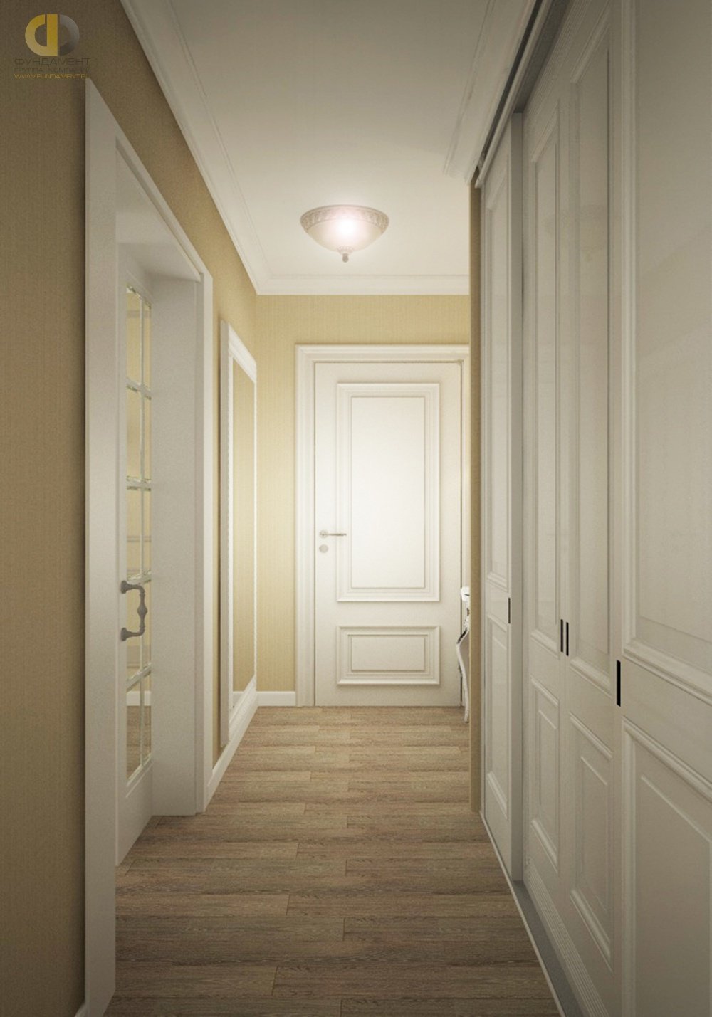 Фото коридора в квартире в светлых тонах