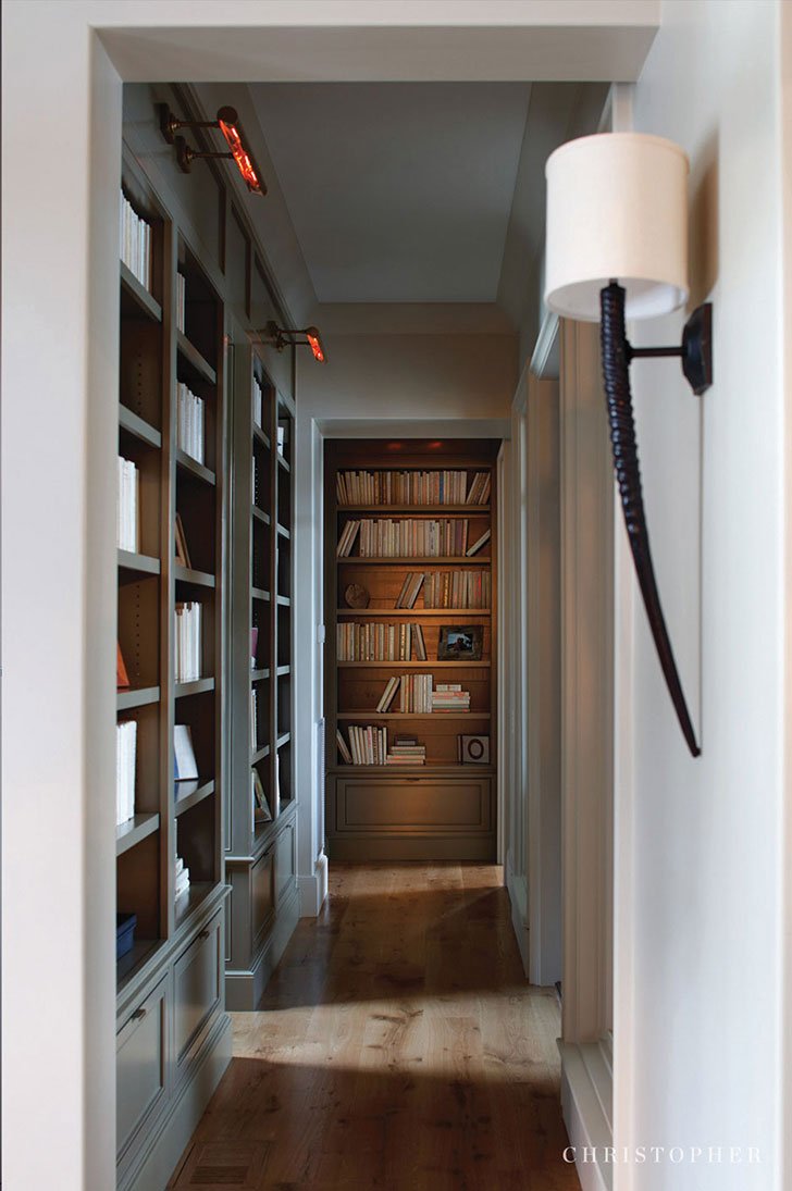 Хранение книг в коридоре