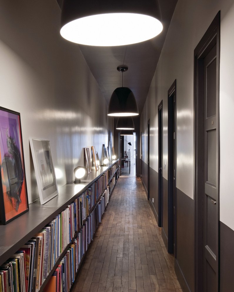 Дизайнерский свет в узком коридоре