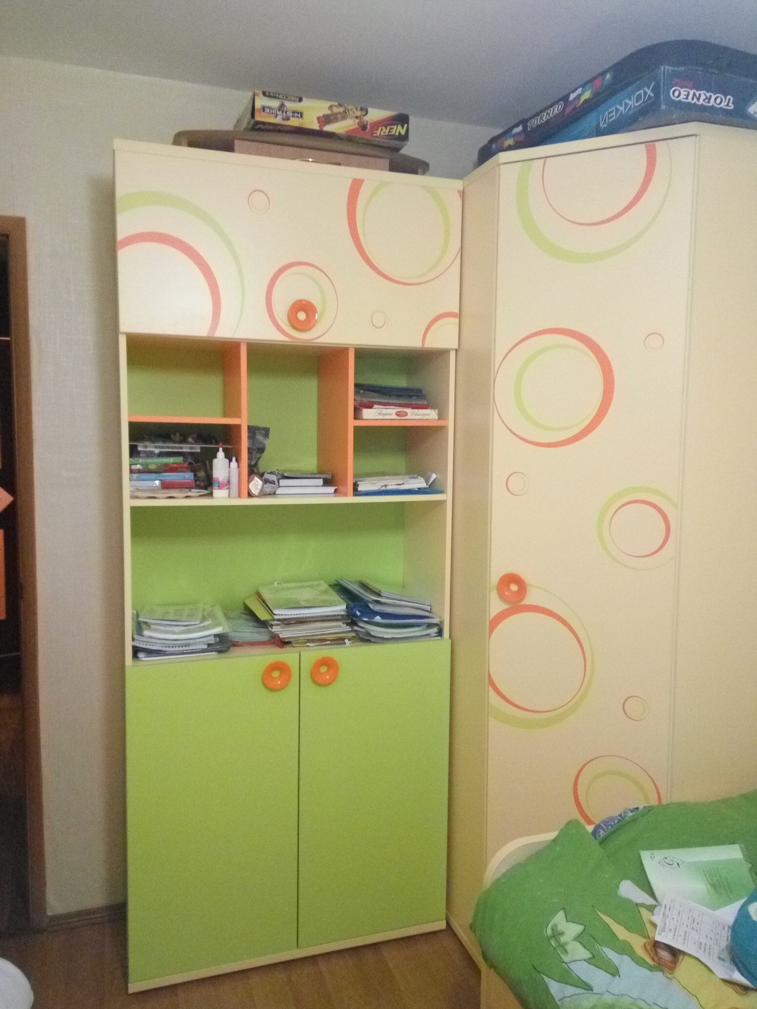 Мебель любимый дом детская Фруттис шкаф угловой
