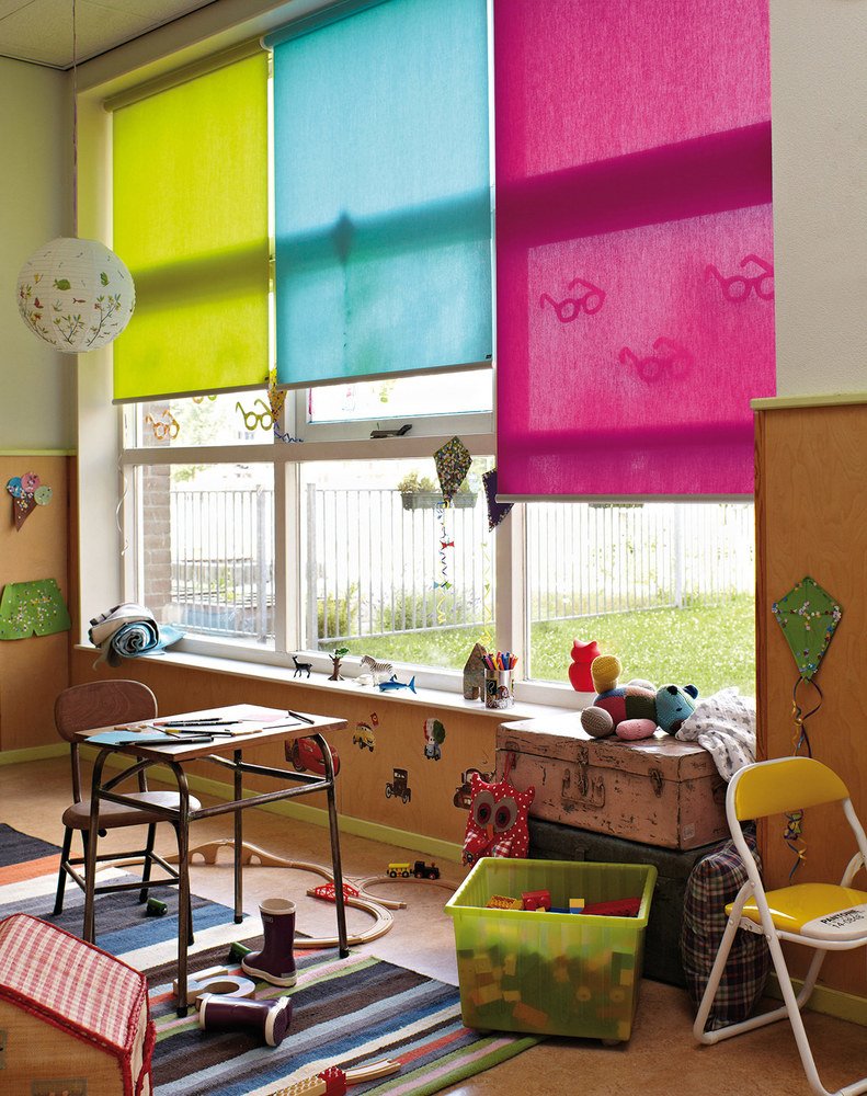 Рулонные шторы в детской