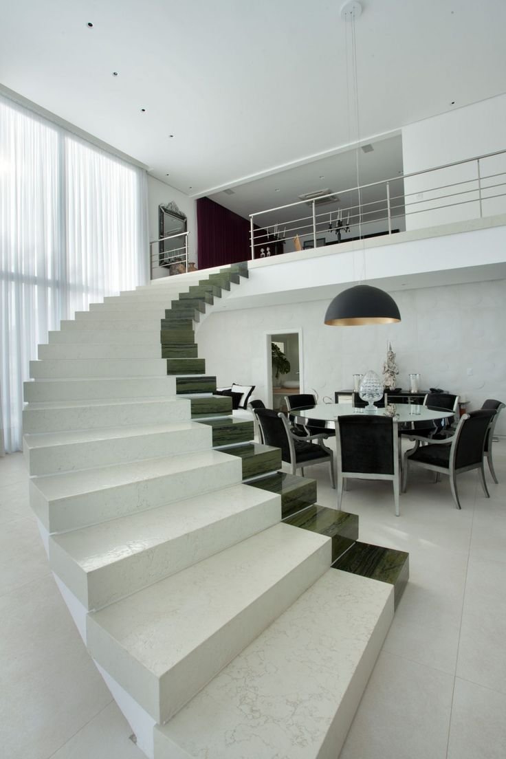 Современные бетонные лестницы