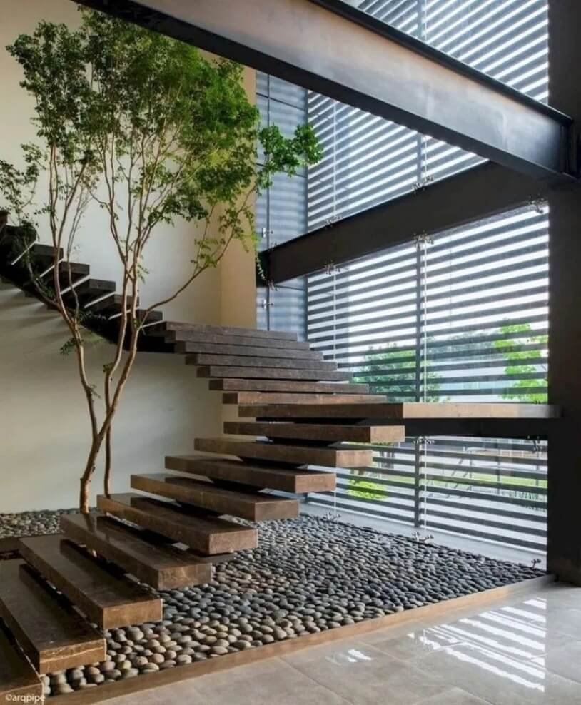 Стильные деревянные лестницы