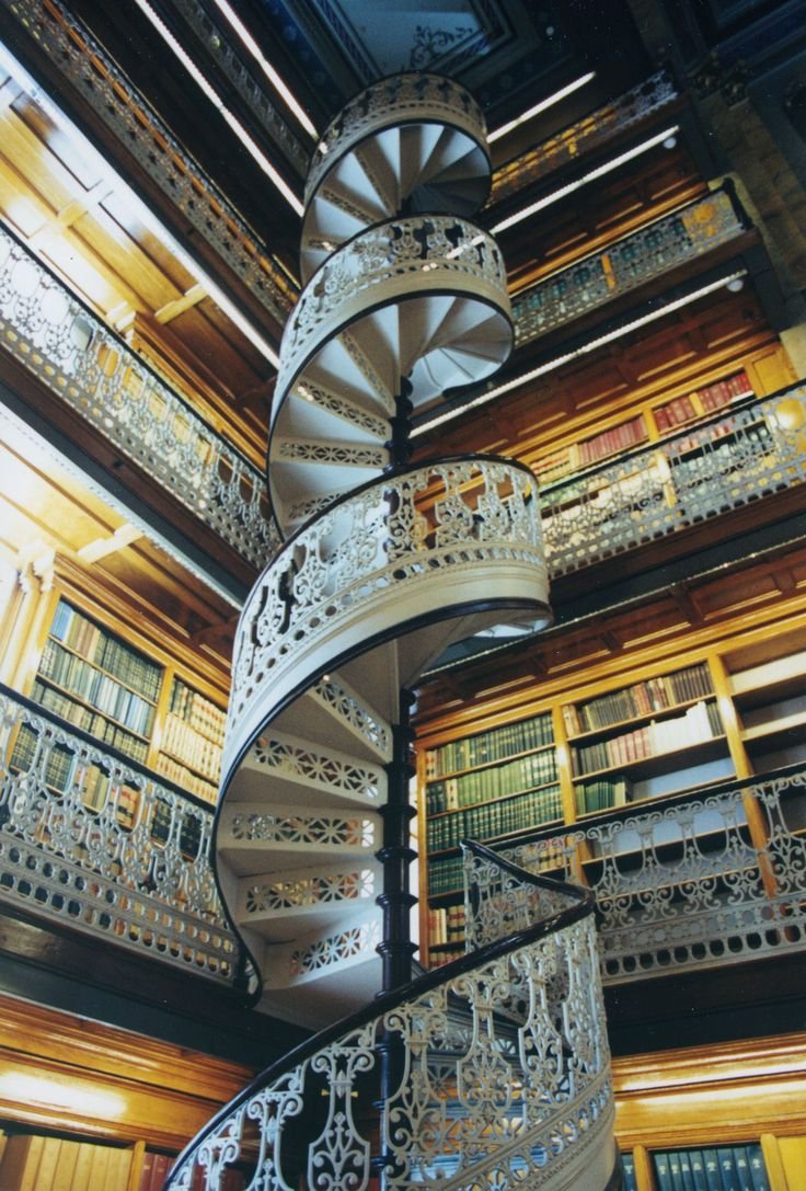 Спиральные лестницы викторианской эпохи самые известные