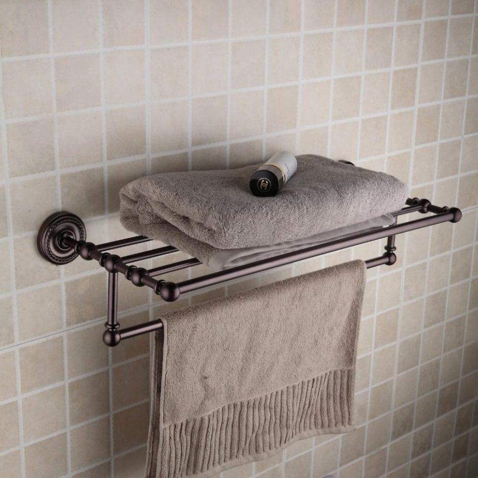 Полотенца в интерьере ванной комнаты