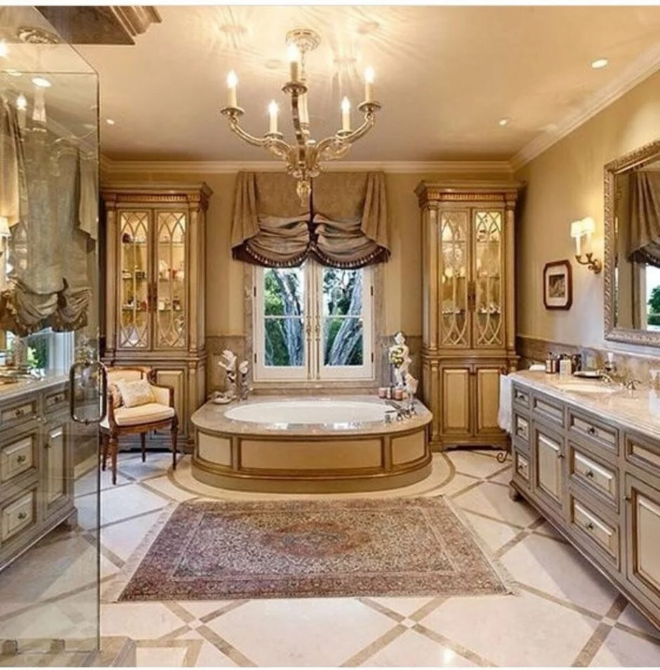 Роскошные Ванные комнаты в классическом стиле
