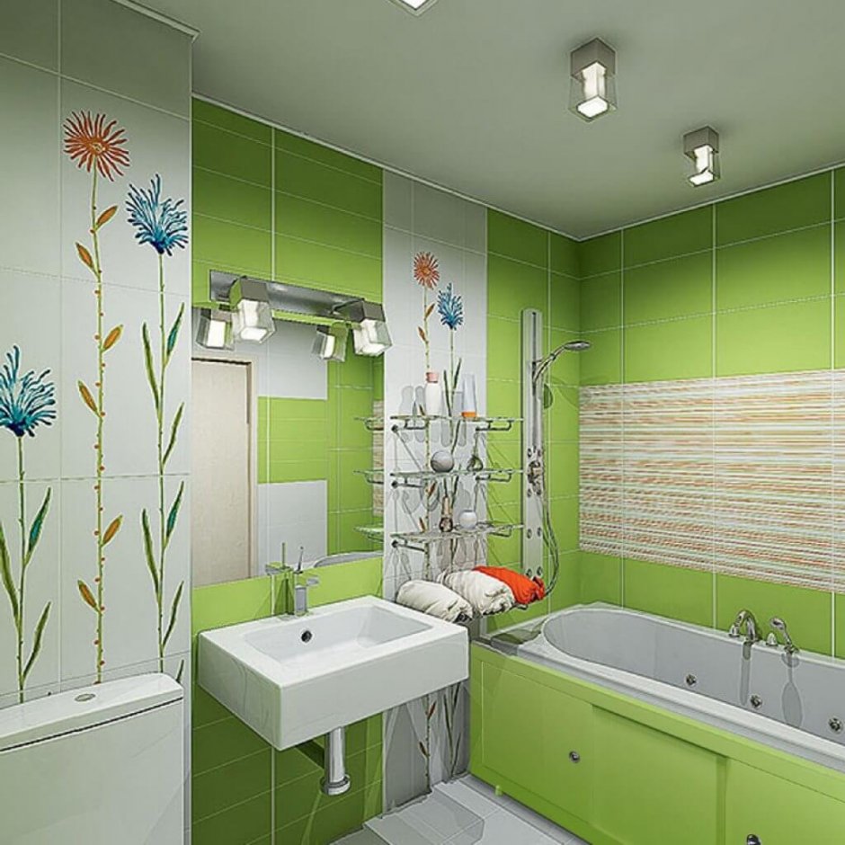 Ванная комната дизайн эконом