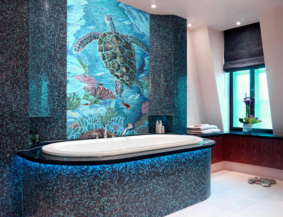 Мозаичное панно для ванной