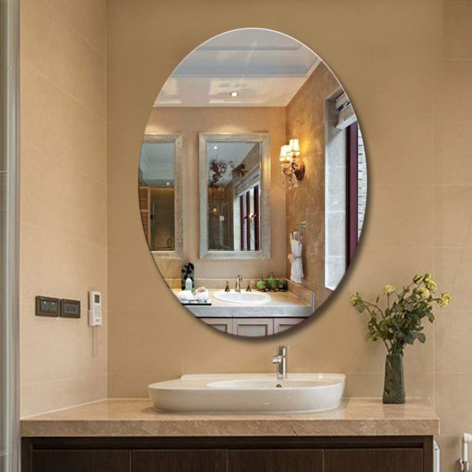 Большие зеркала в ванную