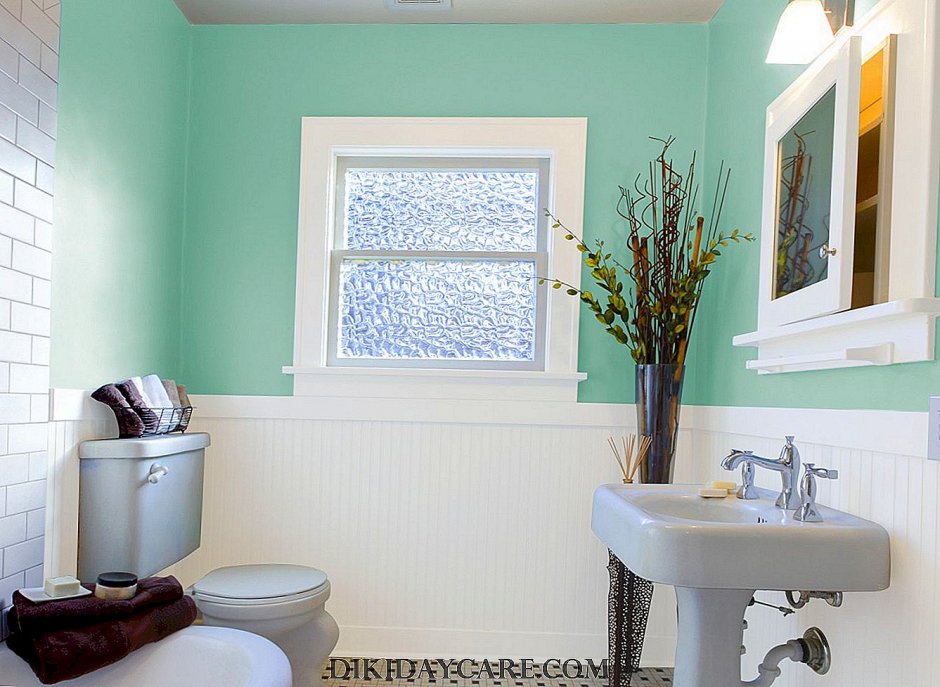 Цвета колера для покраски стен в ванной