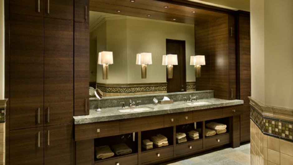 Мебель для большой ванной комнаты