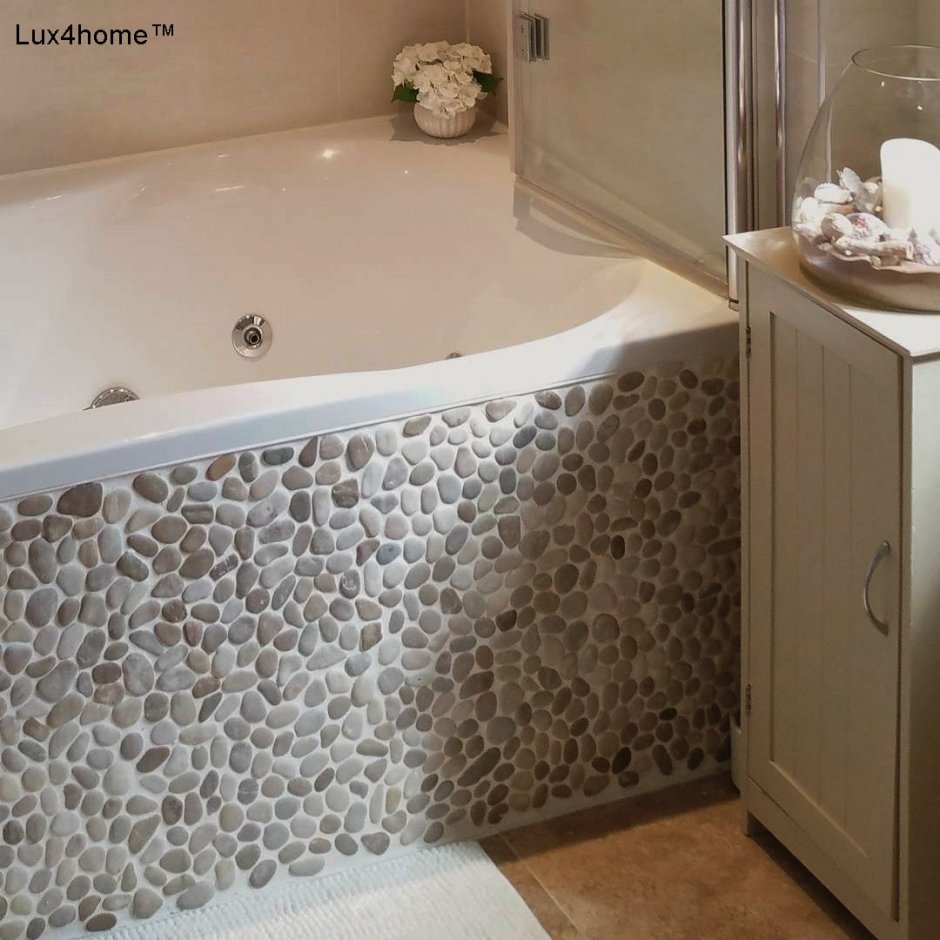 Плитка мозаика из гальки для ванной