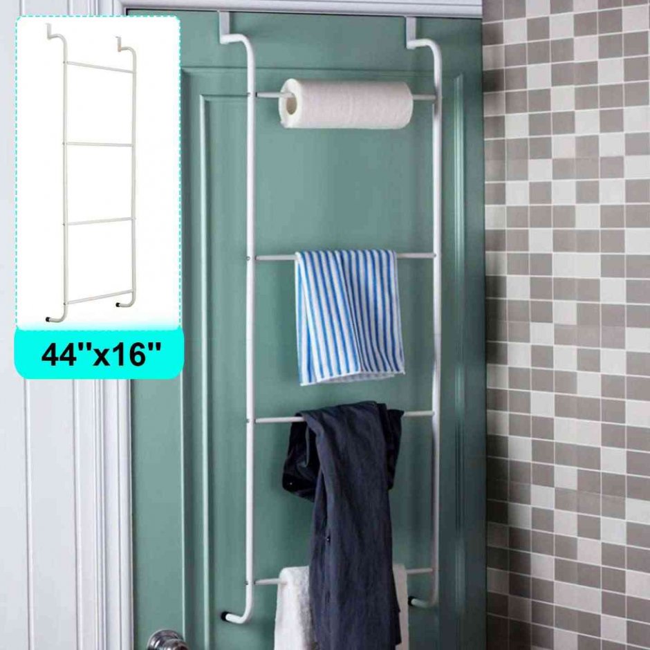 Вешалка для полотенец в ванную на дверь