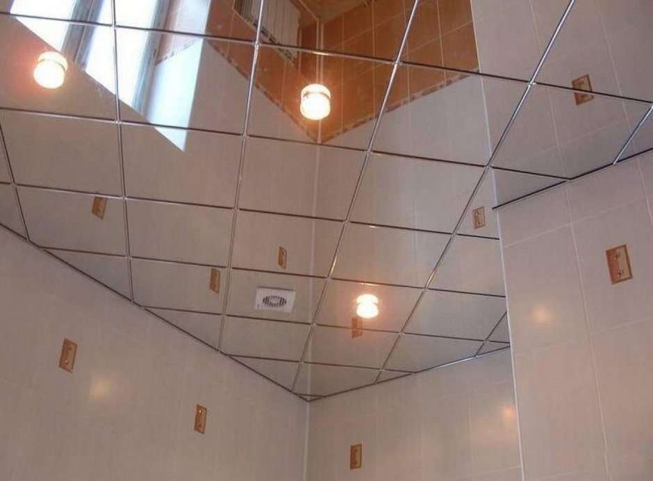 Подвесной потолок Армстронг зеркальный