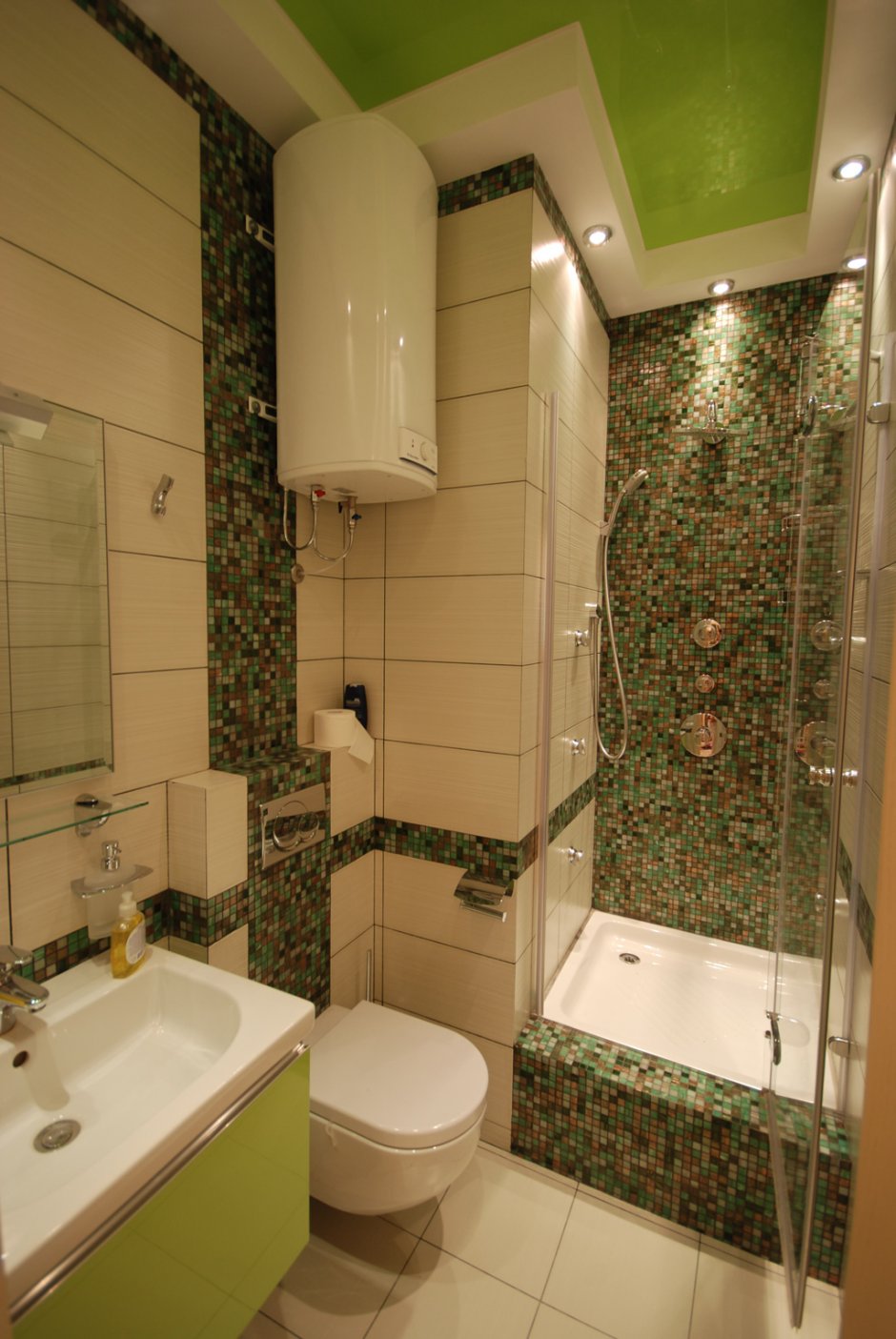 Ванная комната в бежевом стиле
