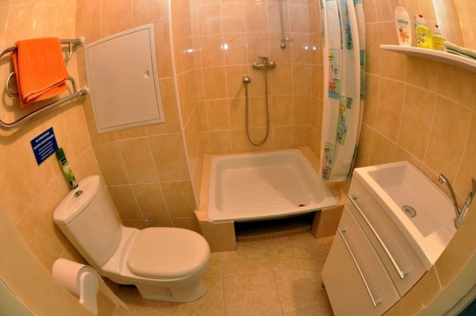 Ванная комната в общежитии