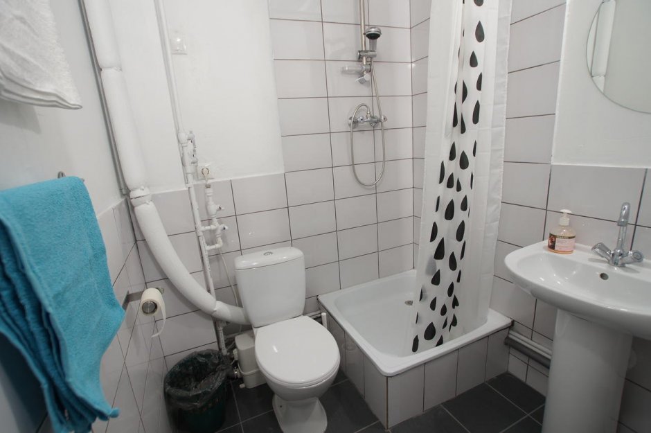 Ванные комнаты в общежитиях
