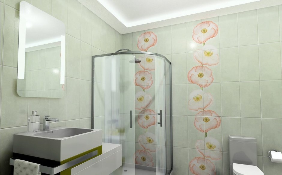 Дизайнерские пластиковые панели для ванной комнаты