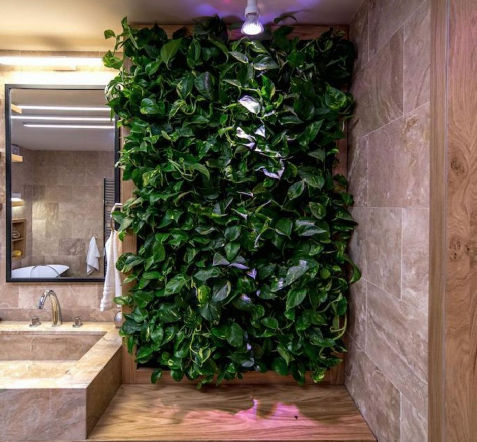 Ванная комната в природном стиле