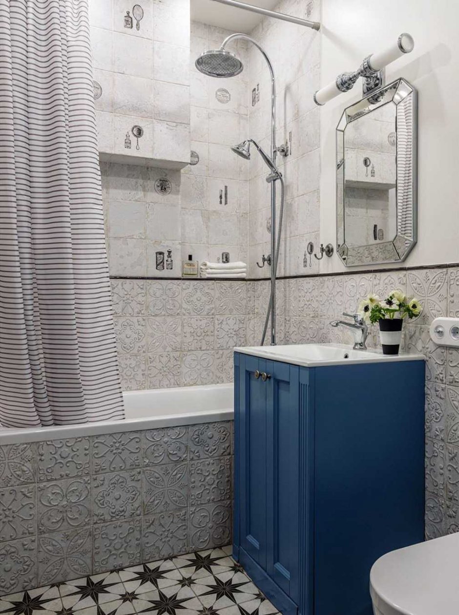 Ванная комната с колонкой дизайн
