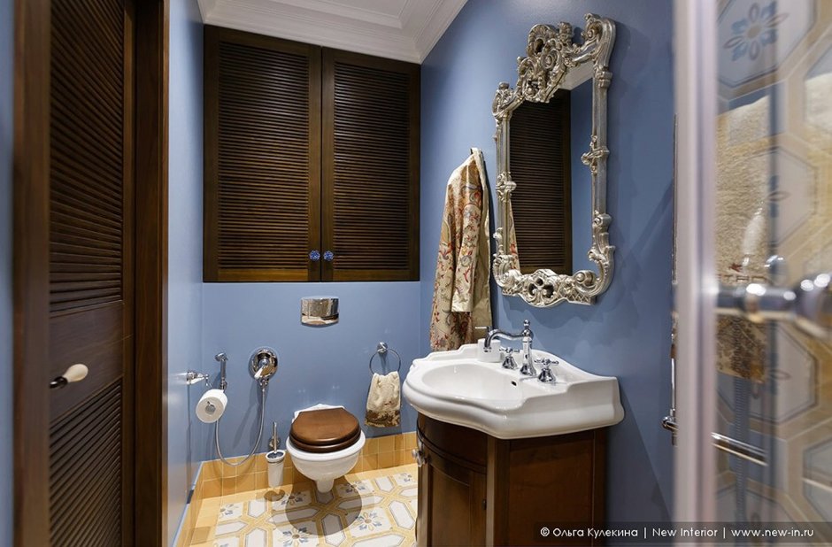 Ванная комната в колониальном стиле
